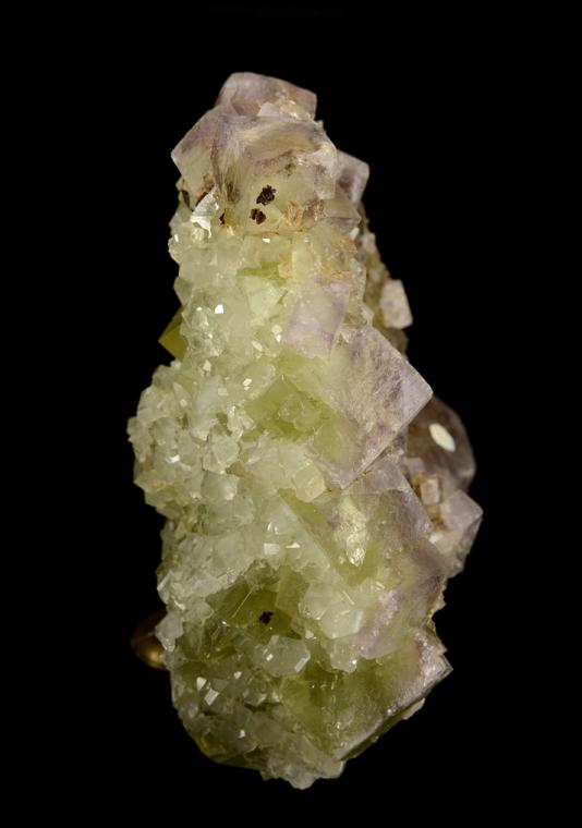 QUARTZ on FLUORITE